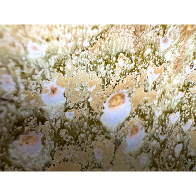 Ceramic Large French Crystalline Glaze Art Pottery Bowl Attributed to Pierrefonds, Signed For Sale - Image 7 of 12