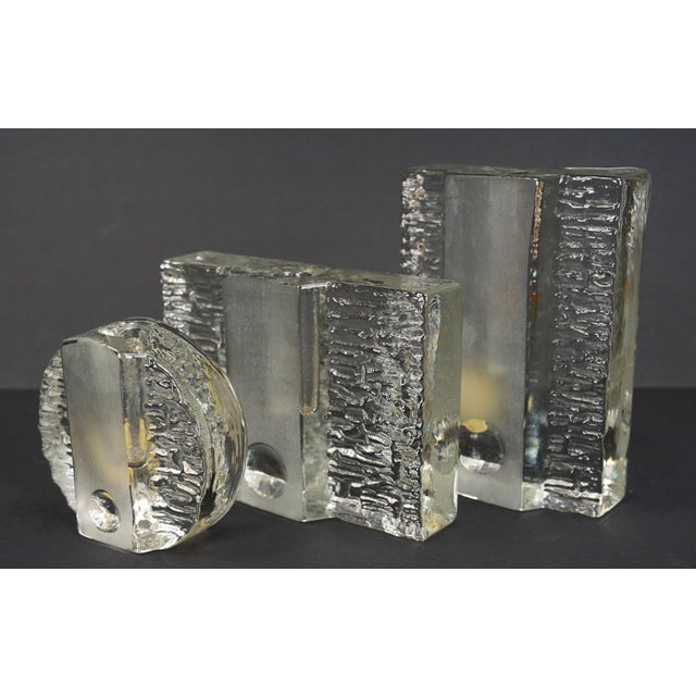 Op Art Solifleur Block Vases from Walther Glas, 1960s, Set of 3 For Sale - Image 15 of 15