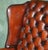 Chesterfield Wingback Swivel Office Chair in Hand-Dyed Leather from Harrods London, 1970s For Sale - Image 6 of 18