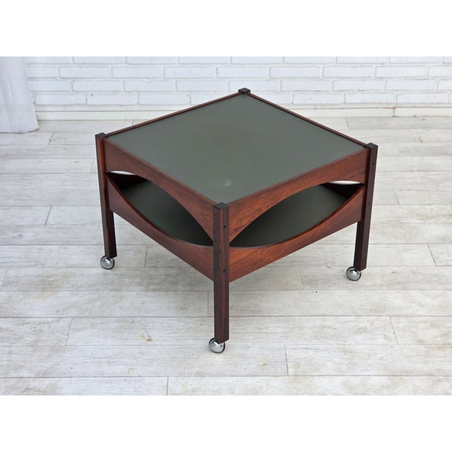 Mid-Century Modern Danish Modus Side Table in Teak by Kristian Vedel for Søren Wiladsen, 1974 For Sale - Image 3 of 16