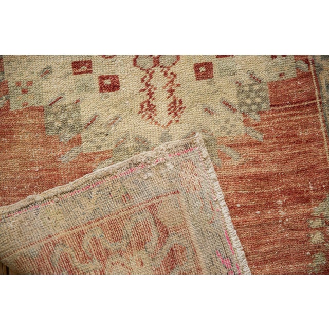 Vintage Distressed Oushak Rug Runner - 2'7" x 4'11" For Sale In New York - Image 6 of 8