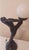 Art Deco 1970s Deco Style Nude Lady Lamp in Black For Sale - Image 3 of 9
