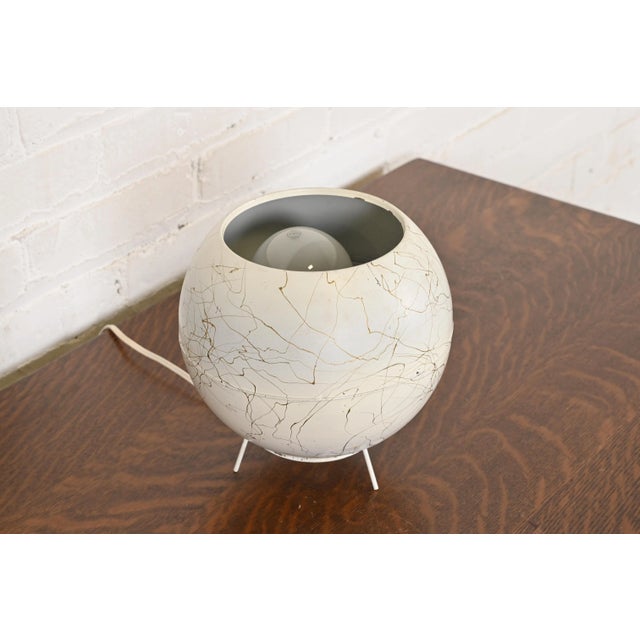 Mid-Century Modern Orb Eyeball Lamp For Sale - Image 4 of 9