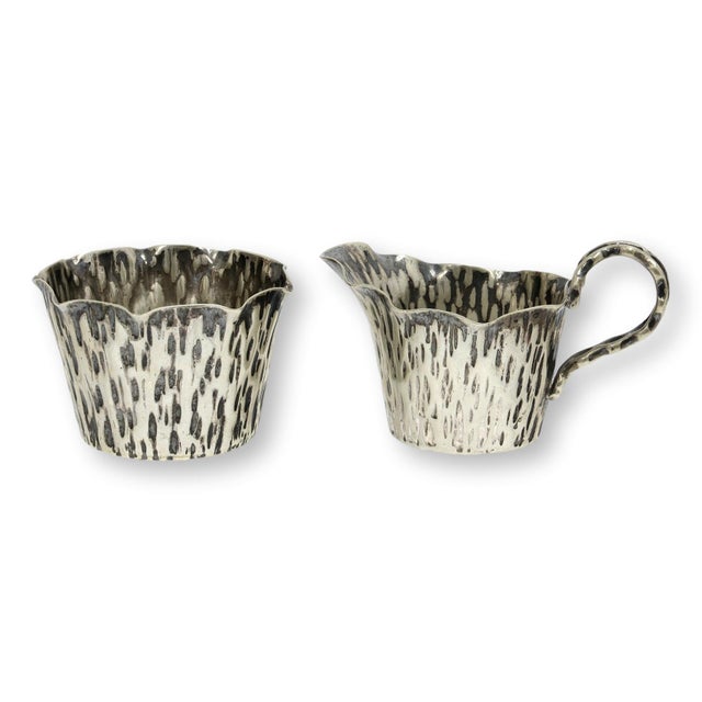 Traditional Christopher Dresser Hulkin & Heath Cream & Sugar For Sale - Image 3 of 4