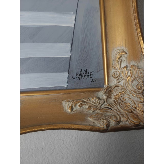 For sale is a quintessential original painting by celebrated Palm Springs artist Shawn Savage (1968–2024). This striking,...
