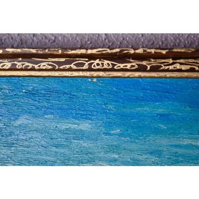 Geoffrey Baxter, Coastal Landscape, Early 20th Century, Oil Painting For Sale - Image 7 of 8