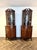 Antique Edwardian Mahogany Marquetry Inlaid Corner Cabinets, 1900s, Set of 2 For Sale - Image 12 of 12