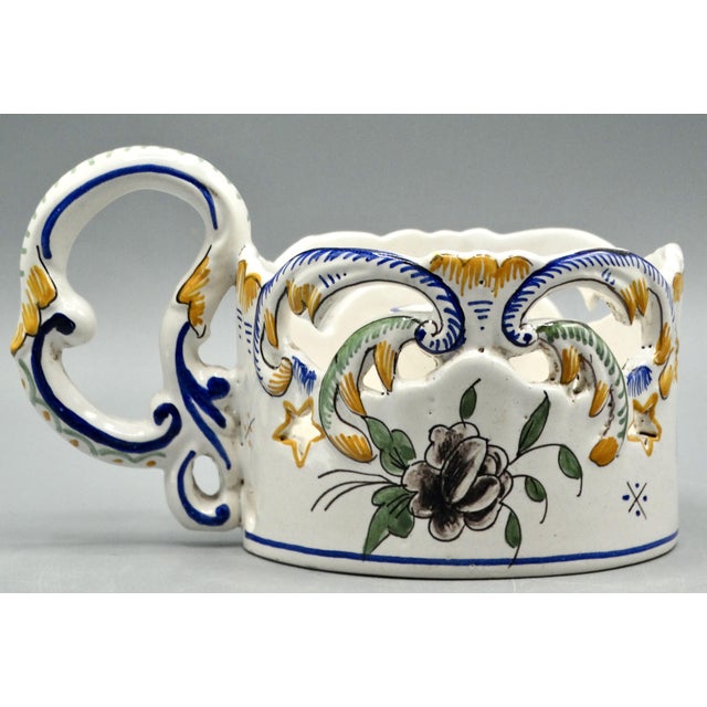 White Vintage French 'Go to Bed' Candle Holder For Sale - Image 8 of 11