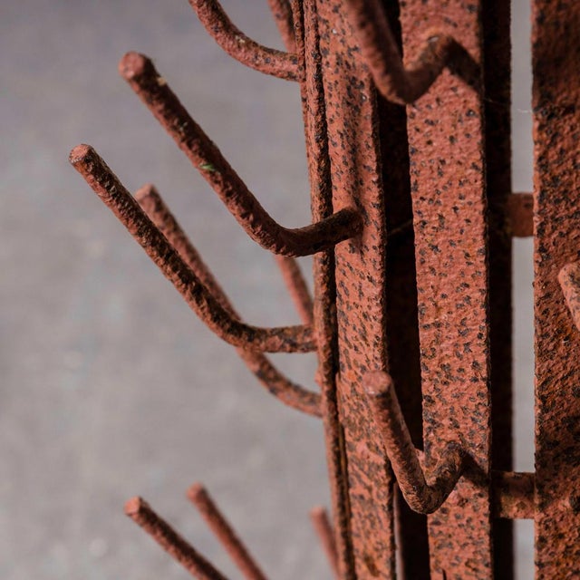 1950s Large French Bottle Drying Rack Model 1400.20777, 1950s For Sale - Image 5 of 9