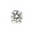 Gender: Unisex Metal Type: 14K White Gold Length: 0.35 inches Width: 7.53 mm Weight: 1.35 grams Unisex 14K white gold,...