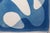 2028, Mid- Century Modern Abstract Shapes, Blue and White Floating Forms, the Splash, Handmade Monotype Cyanotype For Sale In Miami - Image 6 of 8