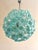 Contemporary Sputnik chandelier with green-wather lotus flowers blown in Murano glass. Hight italian craftamanship,...