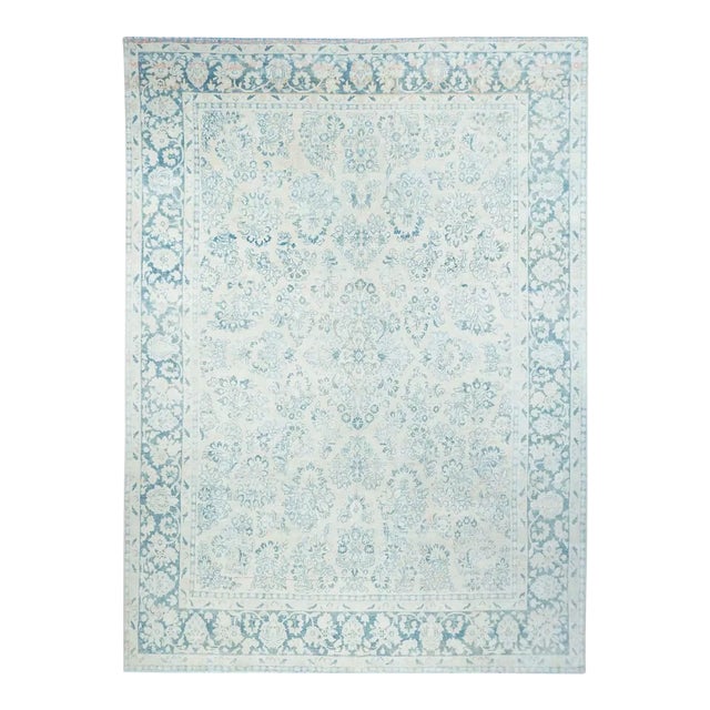 Vintage Sarouk Rug 7'7'' X 10'4'' For Sale