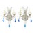 Crystal Chandelier and Sconces, Italy, 1970s, Set of 3 For Sale - Image 14 of 18