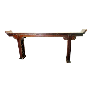Antique Chinese Altar Table, Zelkova Wood, Circa 1800-1849