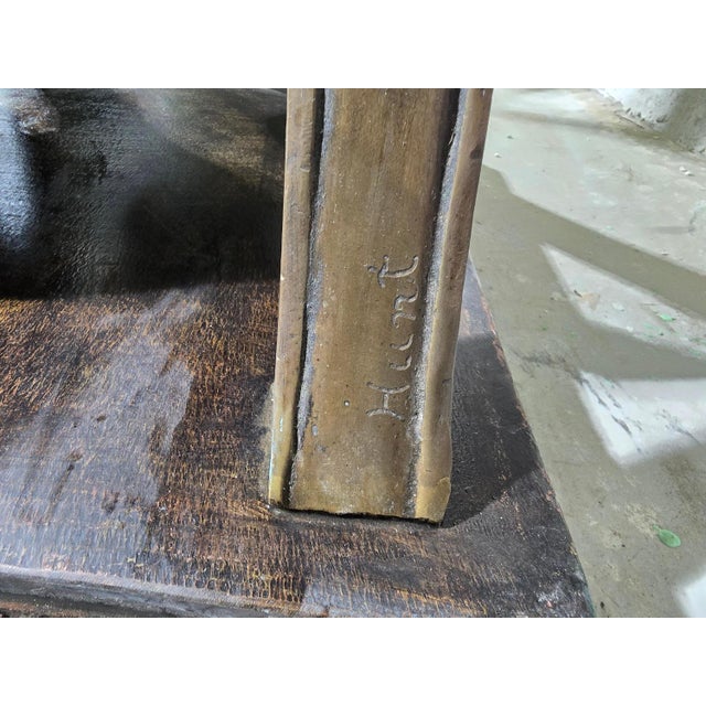 Monumental Roman bronze sculpture 150 cm. Large bronze sculpture representing a seated Roman soldier in natural size....