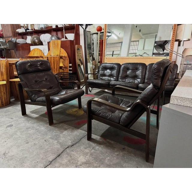 Ingmar Relling Living Room Set by Ingmar Relling, 1970s, Set of 3 For Sale - Image 4 of 7