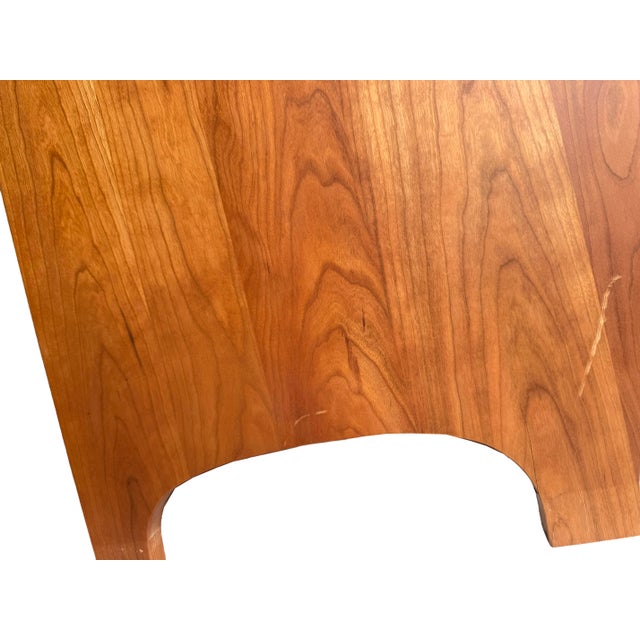 Brown Stickley Solid Cherry Shaker Style Pencil Poster Queen Size Bed Frame For Sale - Image 8 of 8