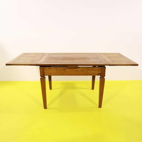 Wood Extendable Shooting Table in Wood with Side Extensions For Sale - Image 7 of 10