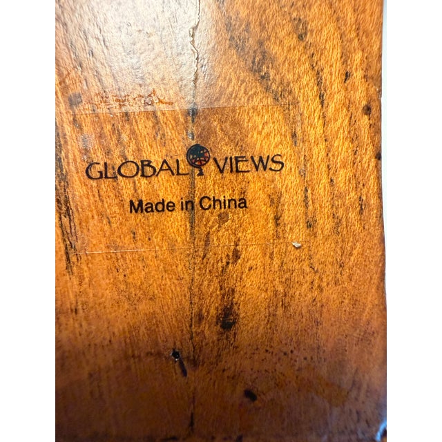 Wood Global Views Sculptural Wood Wall Bracket Display Shelf For Sale - Image 7 of 10