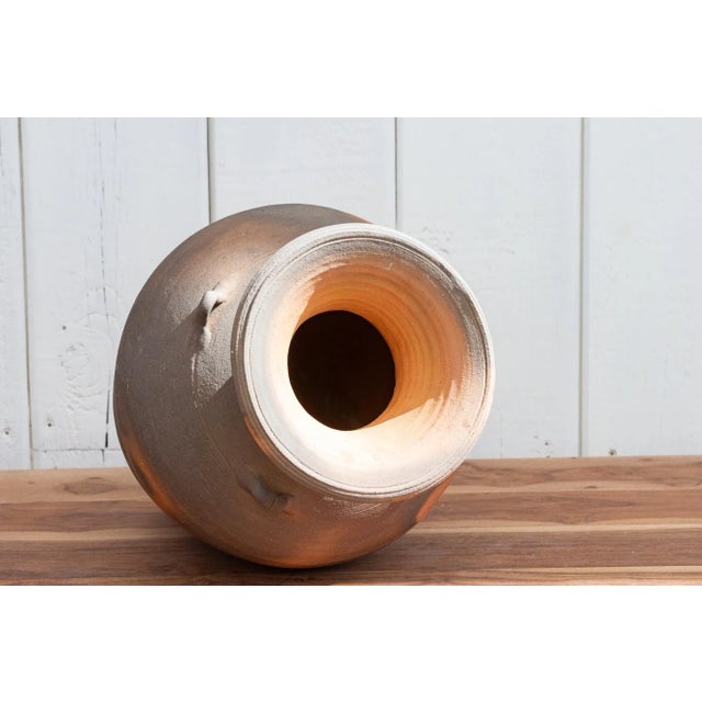 1950s Rustic Terracotta Asian Water Pot For Sale - Image 5 of 8