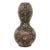 Japanese Cloisonne Enamel Meiji Gourd Vase With Phoenix Dragon and Shishi For Sale