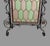 Antique Wrought Iron & Leaded Glass Fire Screen For Sale - Image 6 of 8