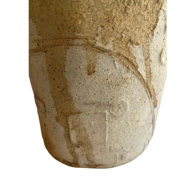 Mid Century Danish Modern Studio Pottery Vase For Sale - Image 9 of 9
