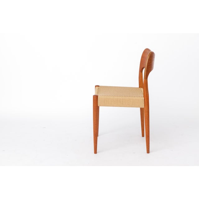 Vintage Danish Dining Chairs by Arne Hovmand-Olsen for Mogens Kold, 1960s, Set of 6 For Sale - Image 4 of 10