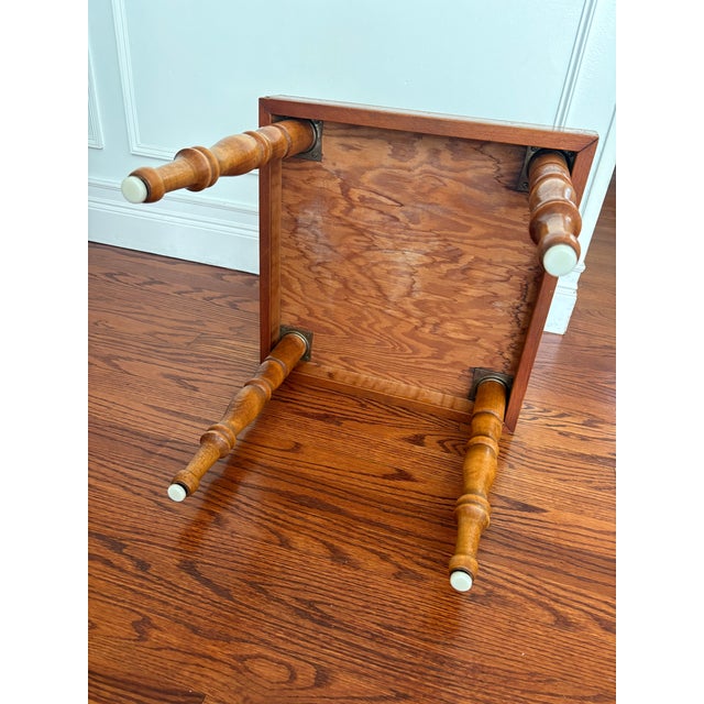 Mid Century Danish Style Tile Accent /Tea Table For Sale - Image 12 of 12