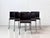 Bernhard Leather Chairs in Black and Chrome by Ola Wihlborg for Ikea, 2010s For Sale - Image 3 of 16