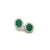Natural Emerald Diamond Earrings 14k Gold 2.87 TCW Certified For Sale - Image 4 of 9