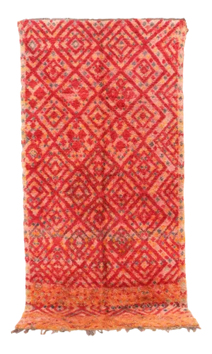 Vintage Moroccan Rug 5'7" X 11'4"