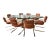 Mid Century Brueton Dining Room Set With 8 Chairs For Sale