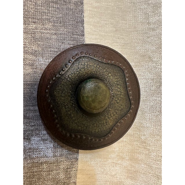 Vintage Raised Detail Metal Tea/Coffee Pot For Sale In Denver - Image 6 of 12