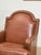 Mid 20th Century Traditional Leather Bergère Armchair With Nailhead Trim For Sale - Image 12 of 12