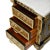 1960s Pair of Antique Style Marble Top Boulle Style End Tables / Nightstands For Sale - Image 5 of 7