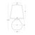 2020s Amoria Mini Lamp with Scalloepd Shade For Sale - Image 5 of 6