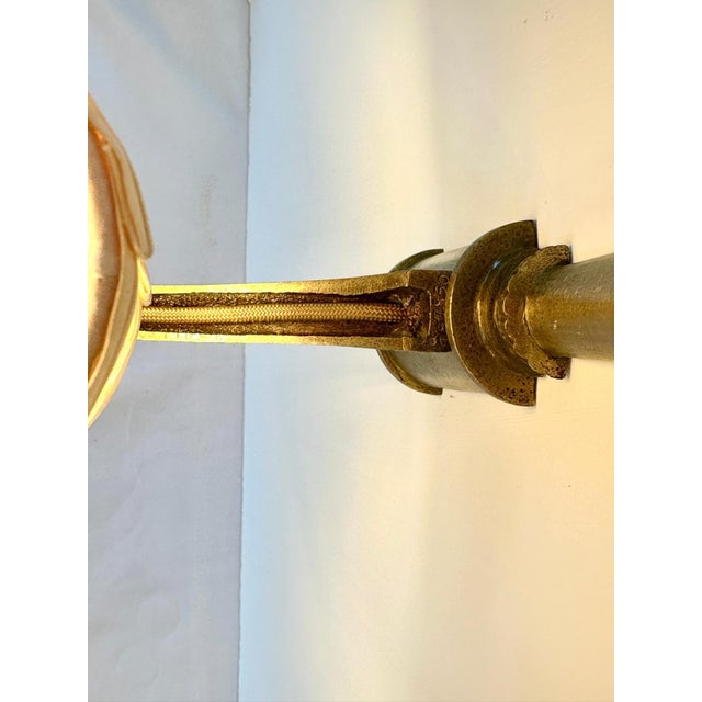 Metal 1940s English Bronze Sconces - a Pair For Sale - Image 7 of 12