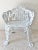 Mid 20th Century Exquisite Wrought Iron Victorian Style Grape Vine Leaf Settee, 2 Chairs and Table, 4 Pieces Excellent "Mint" Condition.. For Sale - Image 11 of 12