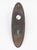Traditional Octagon Glass Beaded Brass Dummy Door Knob Set For Sale - Image 4 of 4