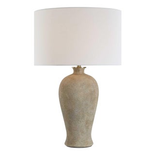 Torres Textured Ceramic Table Lamp For Sale