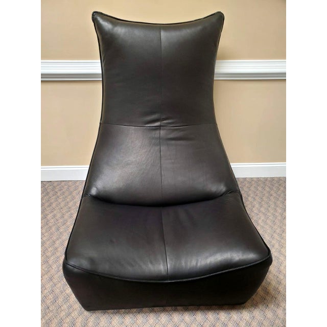 Black 1980s Leather Sitting Set Rock Series Gerard Van Den Berg Montis For Sale - Image 8 of 14