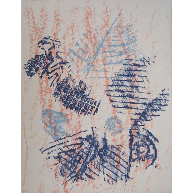 Max Ernst, Colored Leaves, 1964, Original Lithograph For Sale