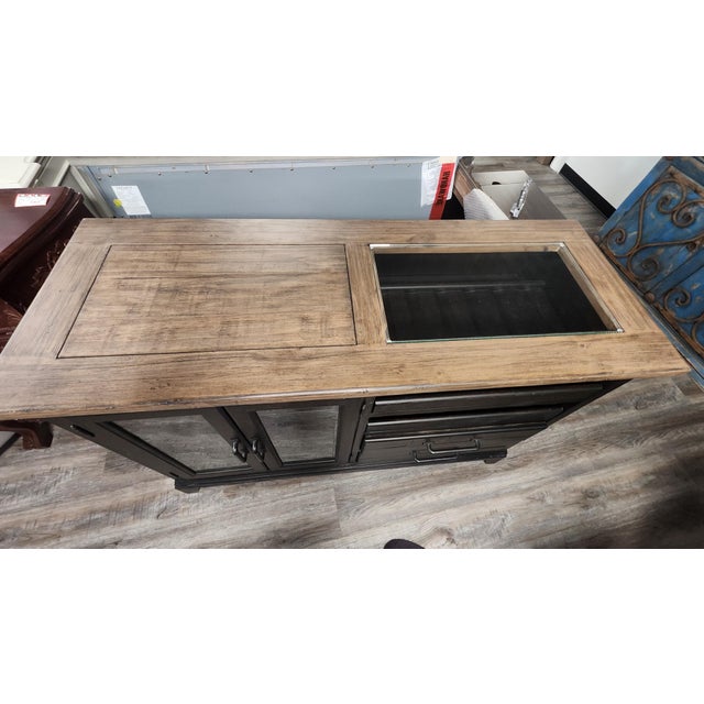 Kincaid Furniture Plank Road Pleasant Hill Wine Server For Sale In Charlotte - Image 6 of 8