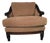 French Neoclassical Flair by Bernhardt Sculpted Tub Armchair in Scalloped Velvet For Sale
