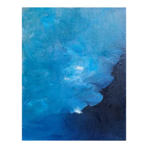 Ocean Flow Coastal Original Abstract Canvas Art Painting