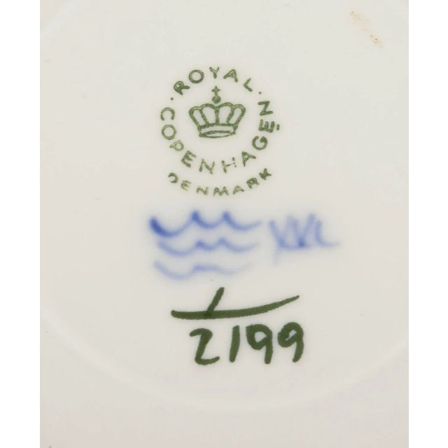 Blue Bouillon Cups with Saucers from Royal Copenhagen, 1970s, Set of 8 For Sale - Image 8 of 9