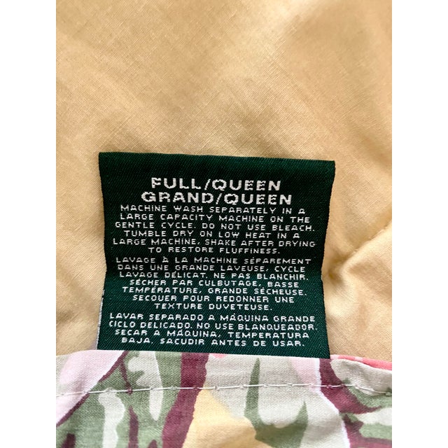 Shabby Chic Ralph Lauren Vintage Queen Reversible "Sophie Brooke" Comforter Excellent Condition For Sale - Image 3 of 9