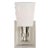 Thomas O'Brien for Visual Comfort Signature Bryant Single Bath Sconce in Polished Nickel with White Glass For Sale